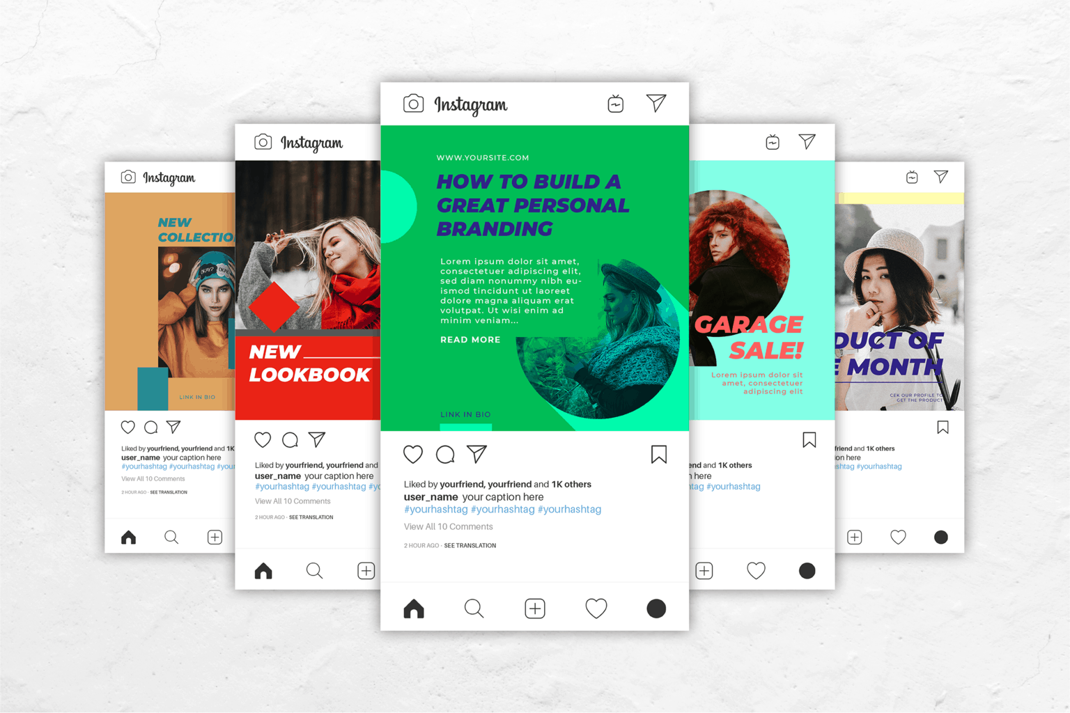 how to boost your branding with instagram design template 2 Instagram Banner – Fashion Trend Pack