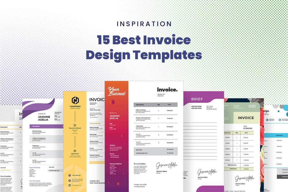 15 Best Branded Invoice Design Templates