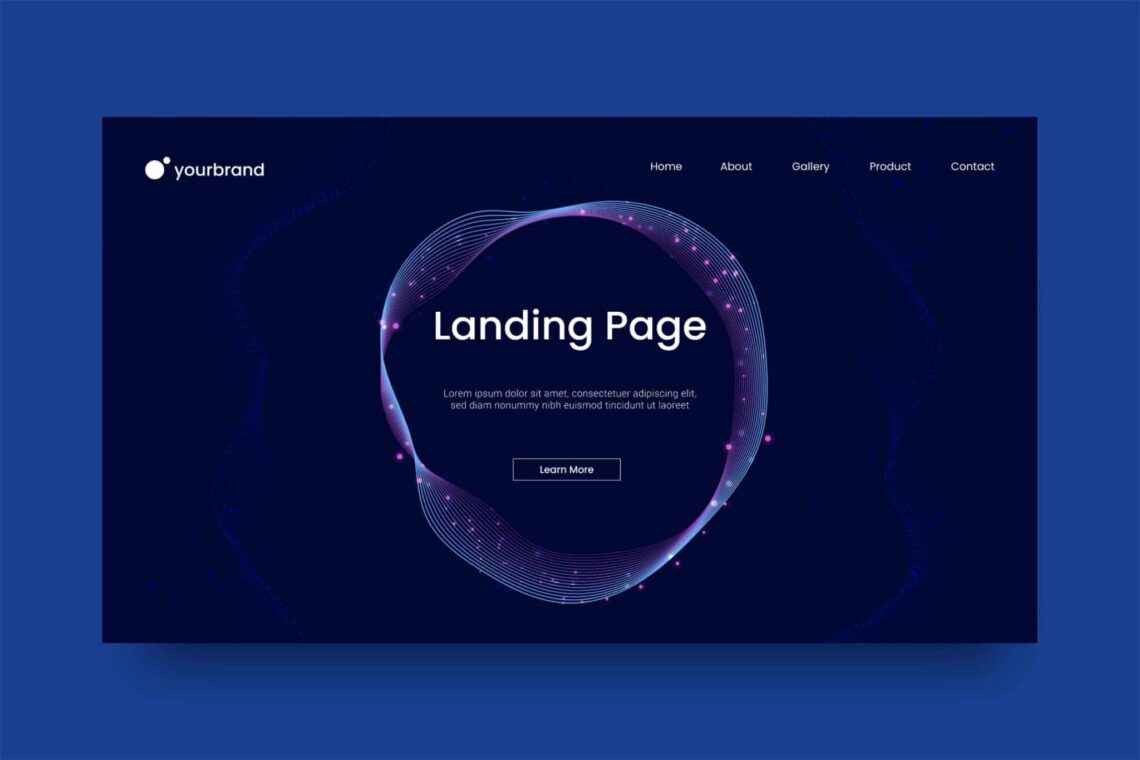 Abstract Background – Blue Stardust - best background color for website