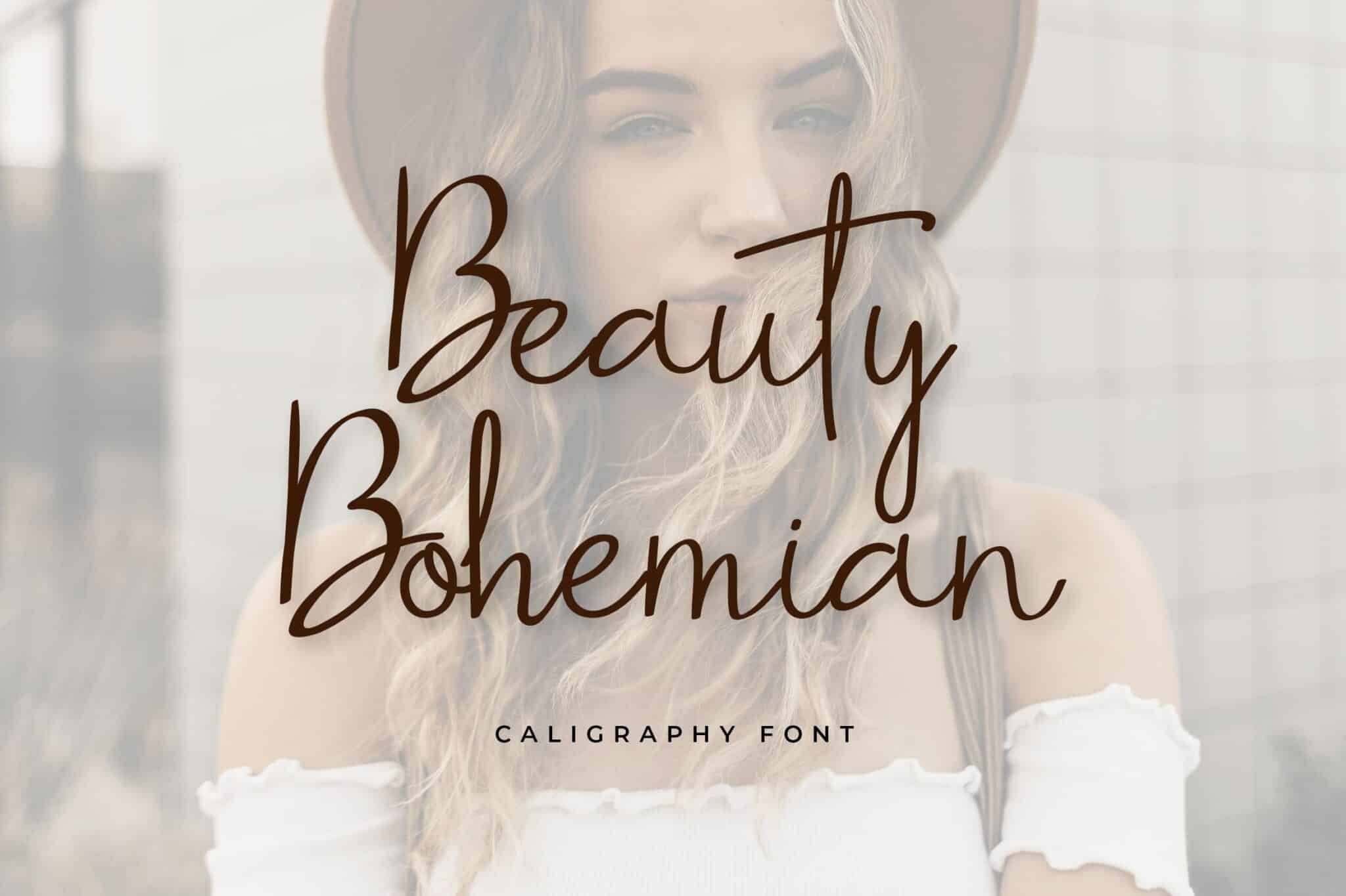 Beauty Bohemian Handwritten Font Beauty Bohemian Handwritten Font