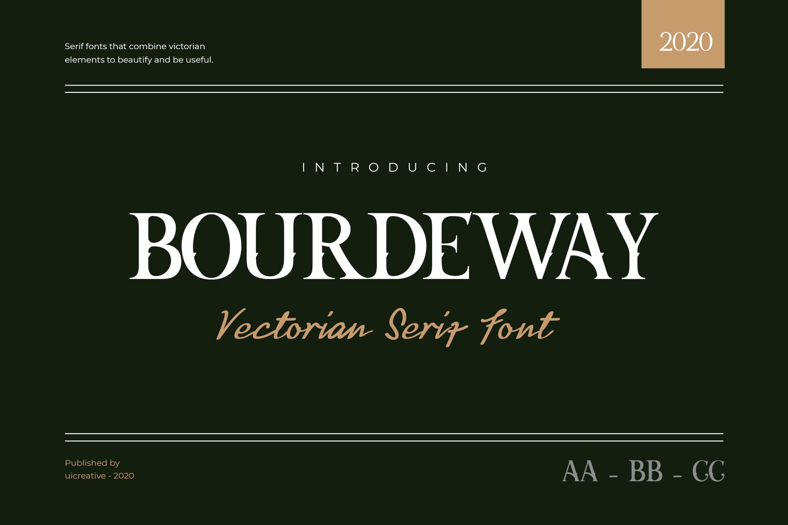 Bourdeway Decorative Serif Font Bourdeway Decorative Serif Font