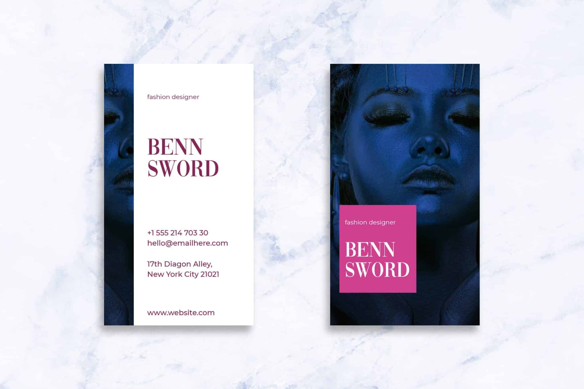 Business Card – Fashion Designer Template Business Card – Fashion Designer Template
