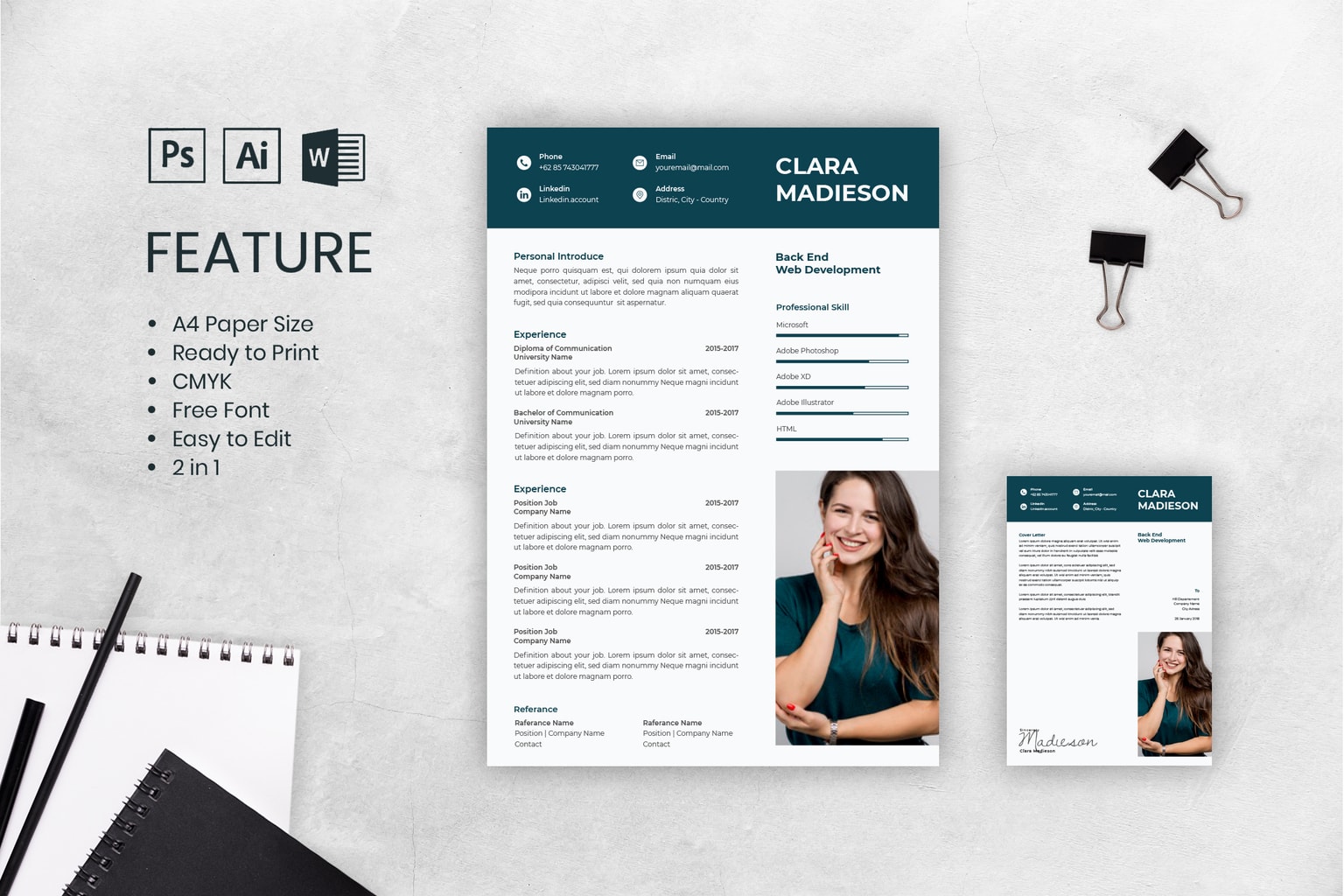 CV Resume – Female Web Developer CV Resume – Female Web Developer