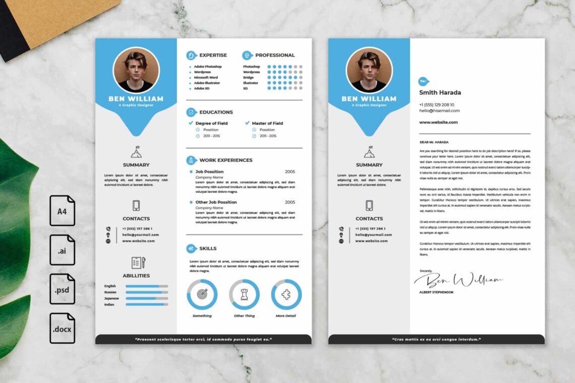 CV Resume – Graphic Designer Profile 22 CV Resume – Graphic Designer Profile 22