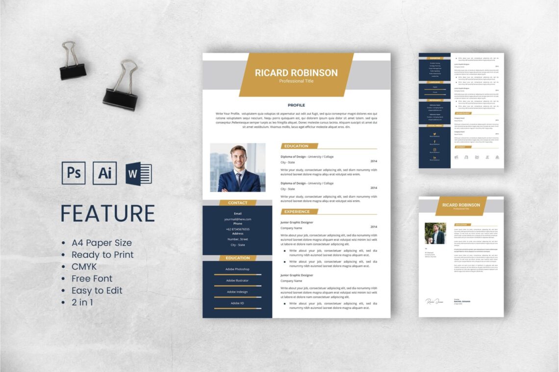 CV Resume – Professional Title 3 CV Resume – Professional Title 3