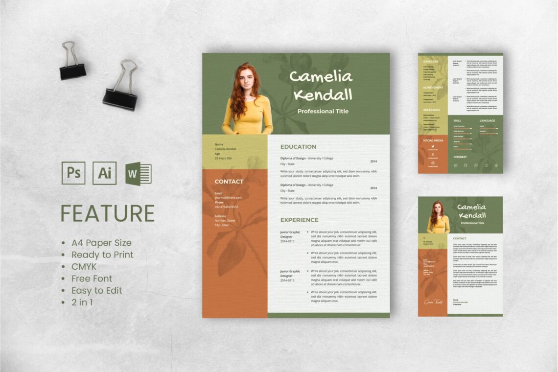 CV Resume – Professional Title 4 CV Resume – Professional Title 4