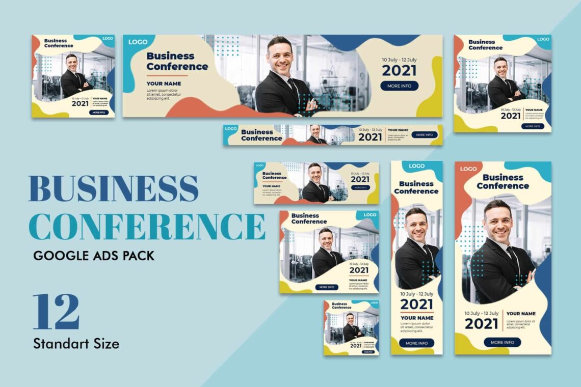 Google Ads Web Banner – Business Conference Google Ads Web Banner – Business Conference