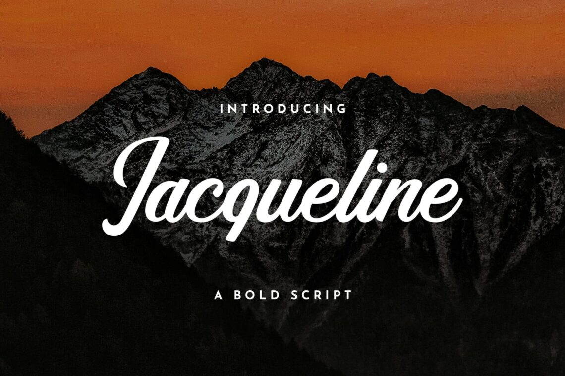 Jaqueline Handwritten Font Jaqueline Handwritten Font - bold italic font