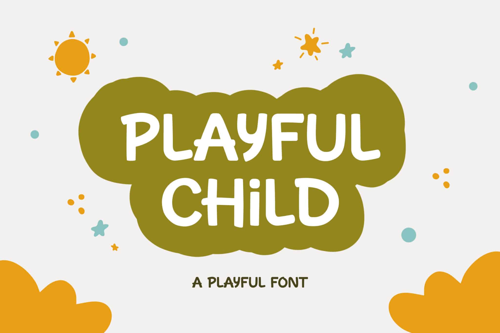 Playful Child Display Font Playful Child Display Font