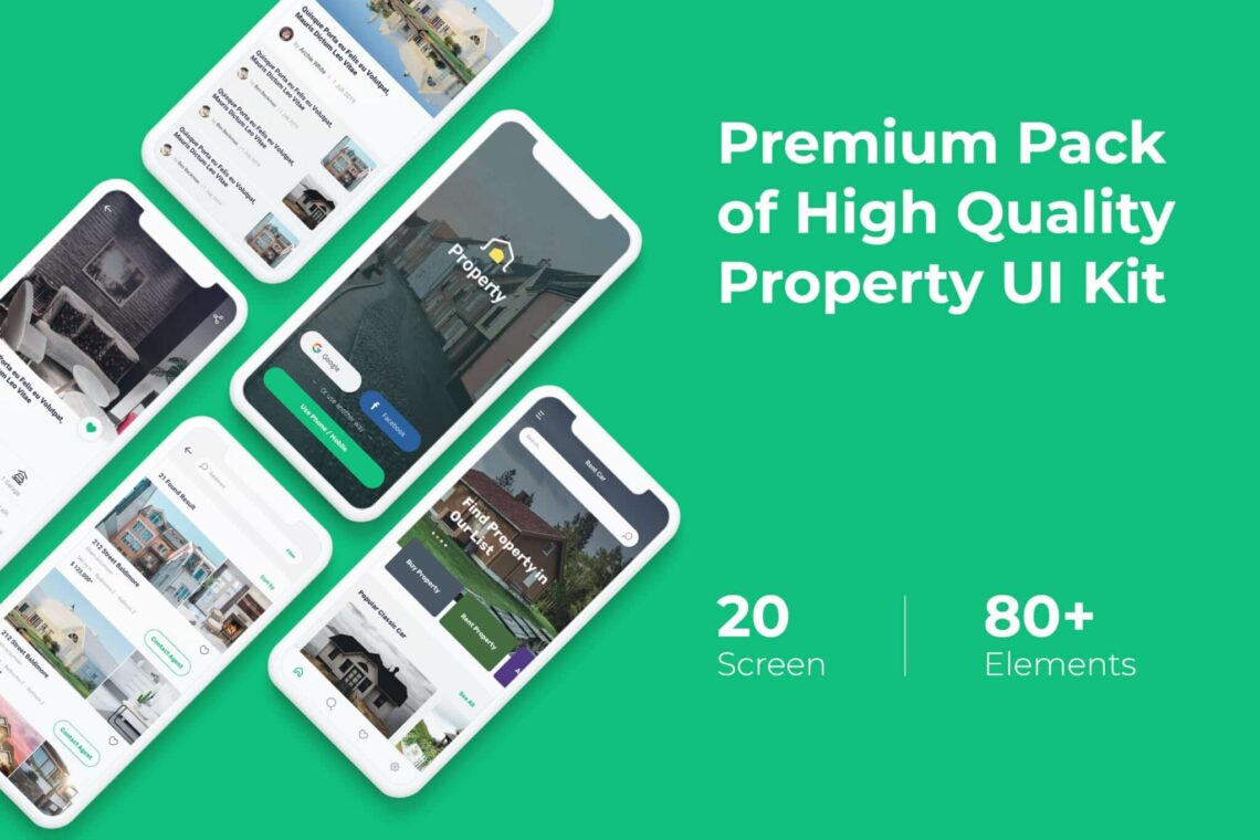 Property App Mobile UI KIT
