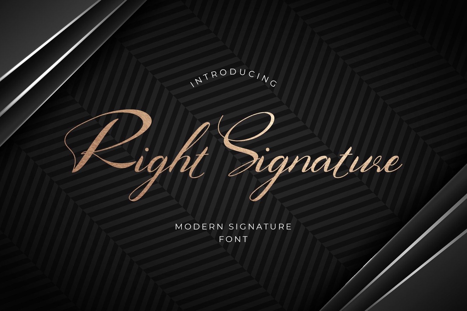 Right Signature Font Right Signature Font