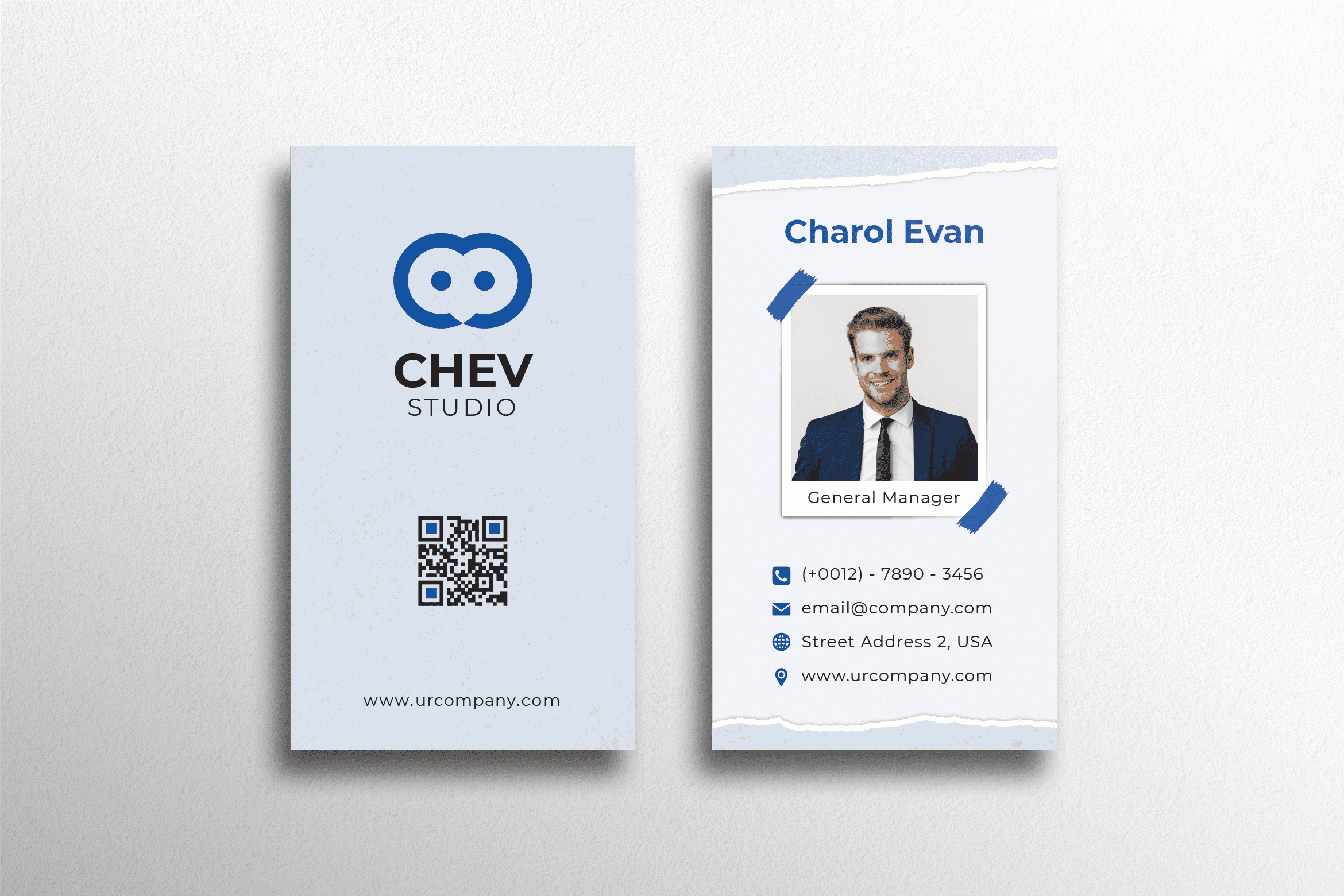 Studio Manager Business Card digital business card - Studio Manager Business Card