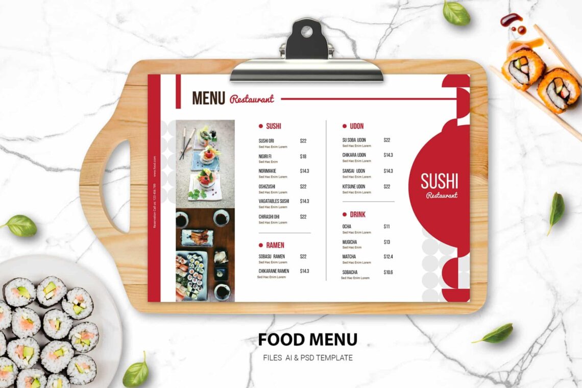 Sushi Resto Food Menu Sushi Resto Food Menu