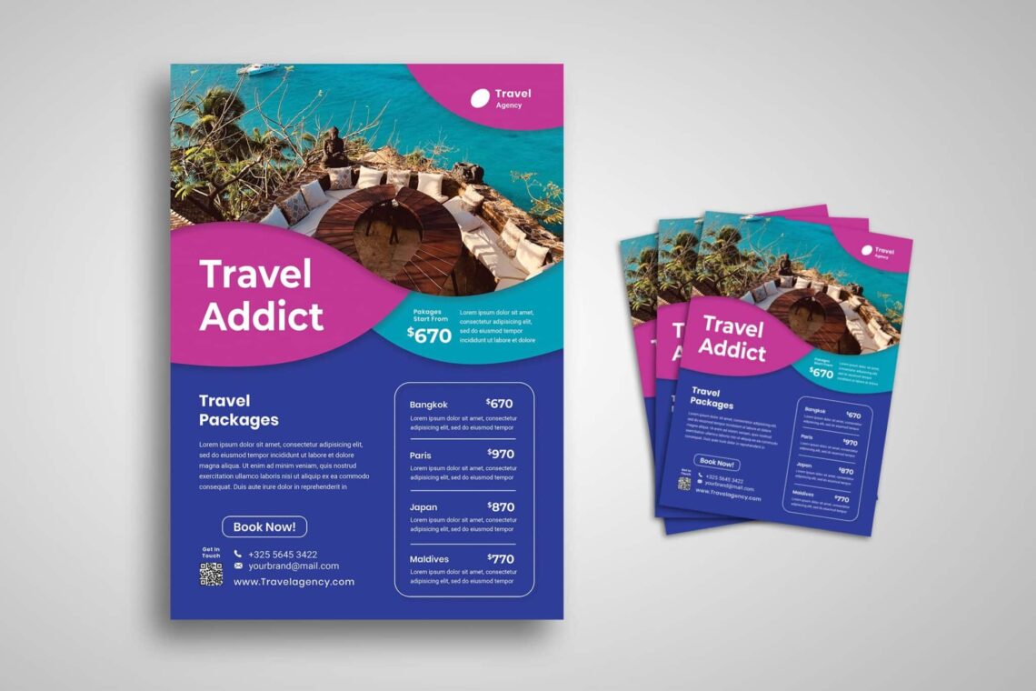 Travel Addict Flyer