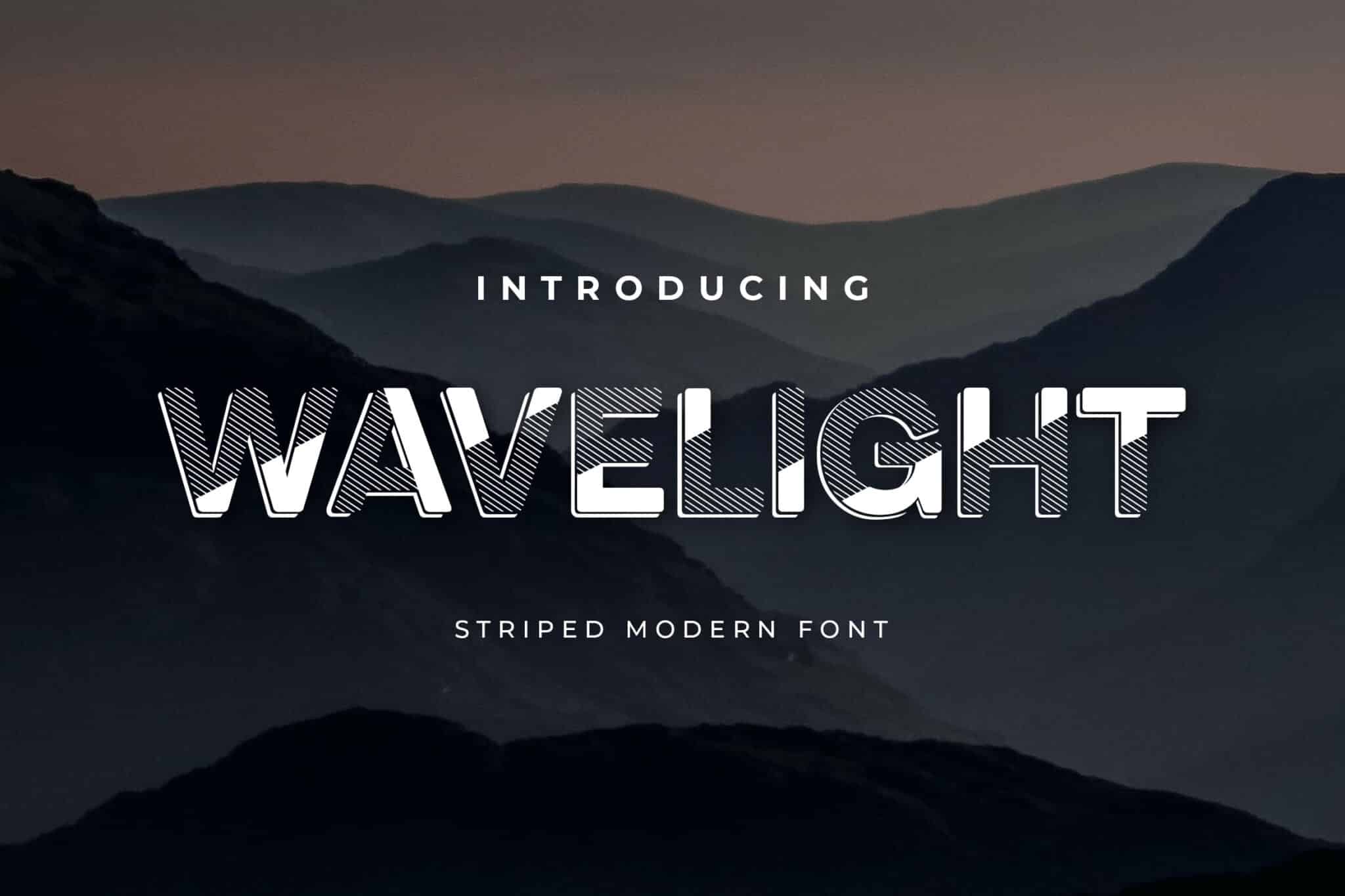 Wavelight sans Serif Display Font Wavelight sans Serif Display Font