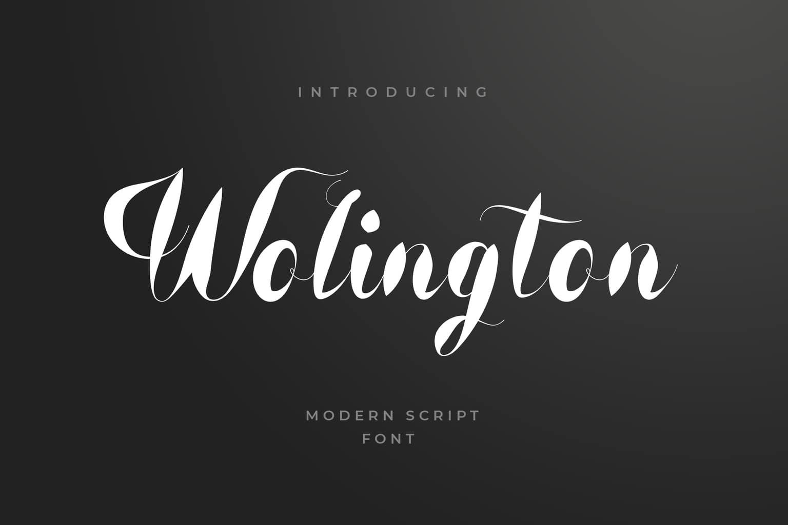 Wolington Script Sans Font Wolington Script Sans Font