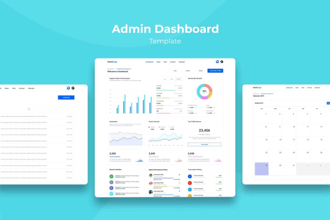 Admin Dashboard – Agent Management Admin Dashboard Template – Agent Management