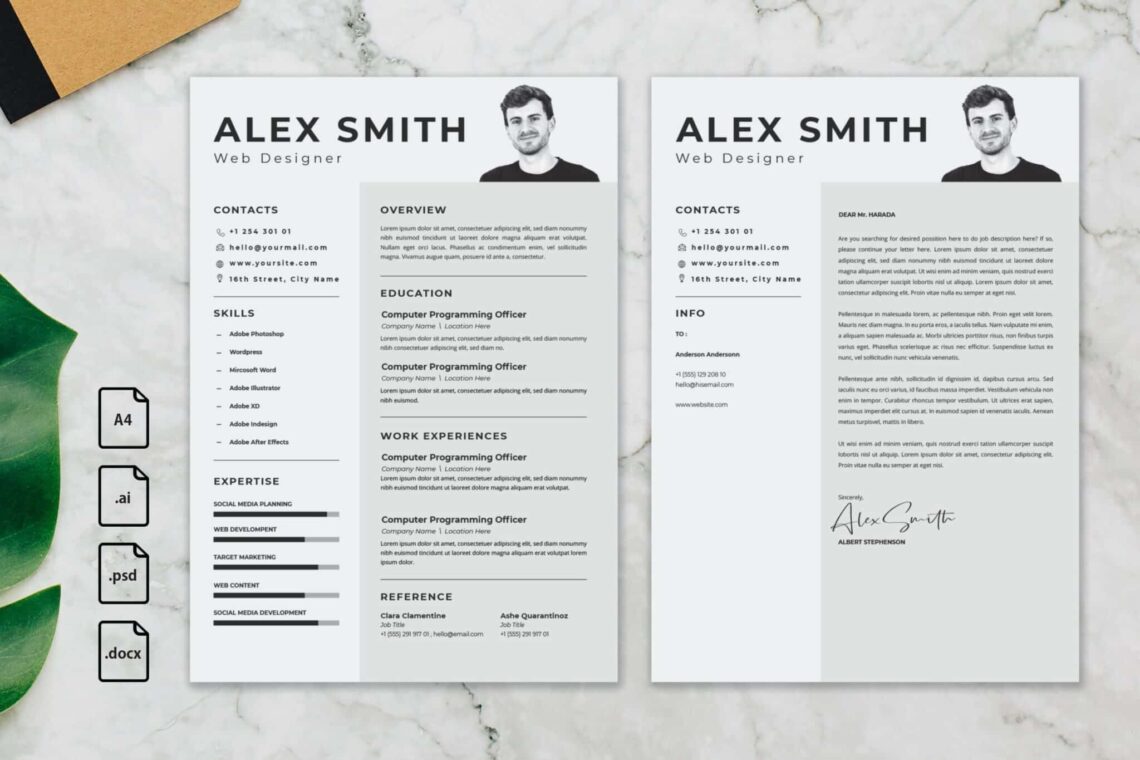 CV Resume – Graphic Designer Profile 19 CV Resume – Graphic Designer Profile 19
