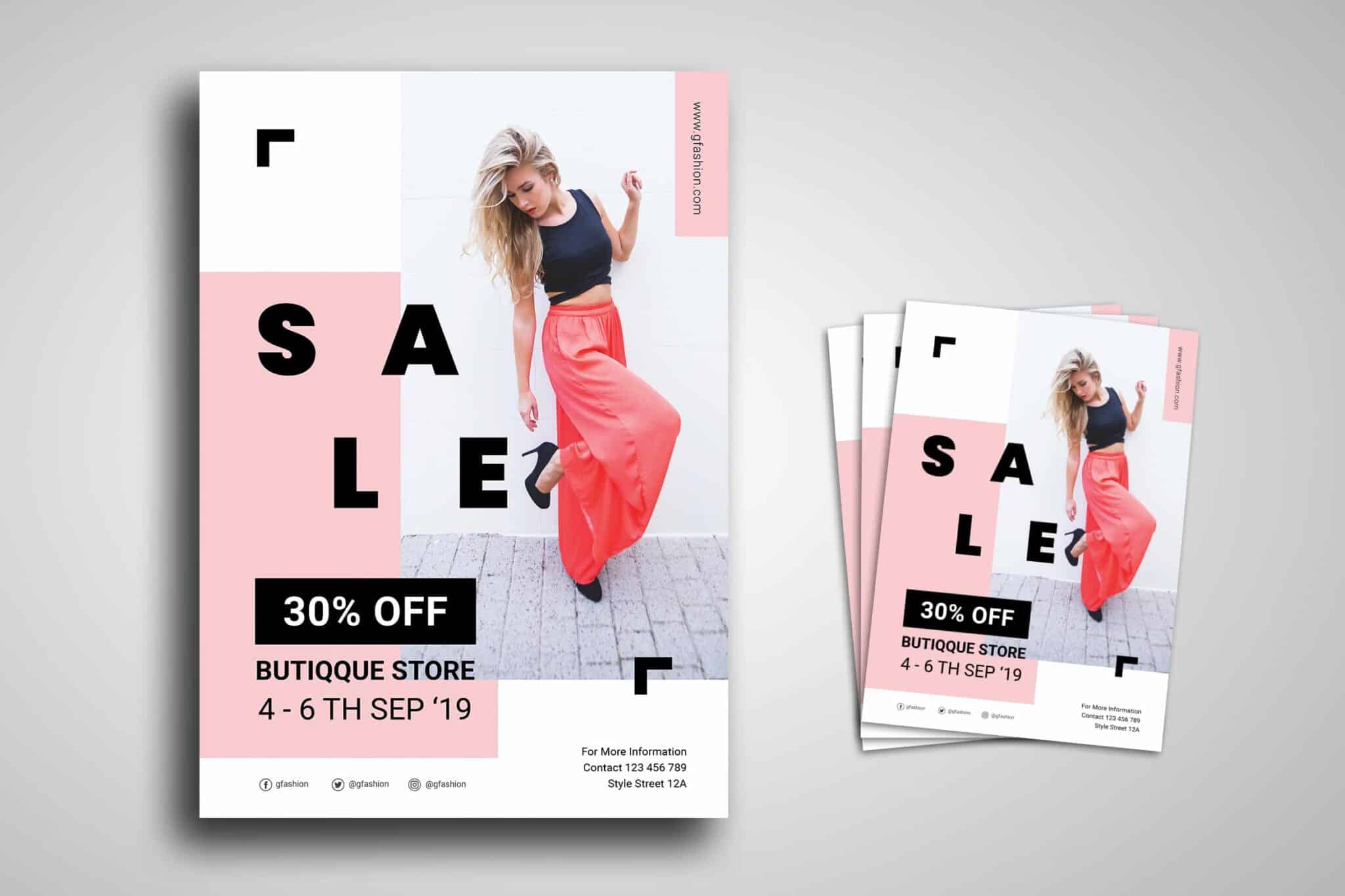 Flyer Template – Boutique Store Flyer Template – Boutique Store
