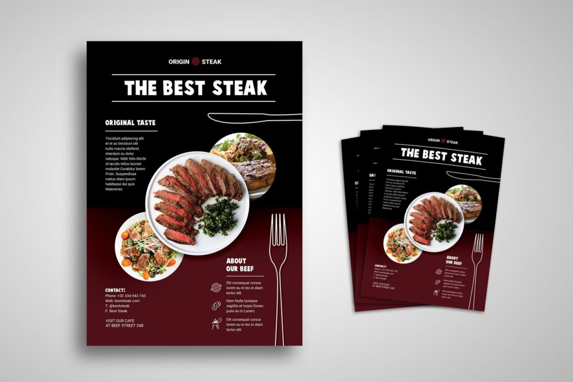 Flyer Template – Original Taste Steak Flyer Template – Original Taste Steak