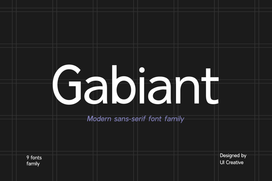 Gabiant Sans Serif Font Family Gabiant Sans Serif Font Family