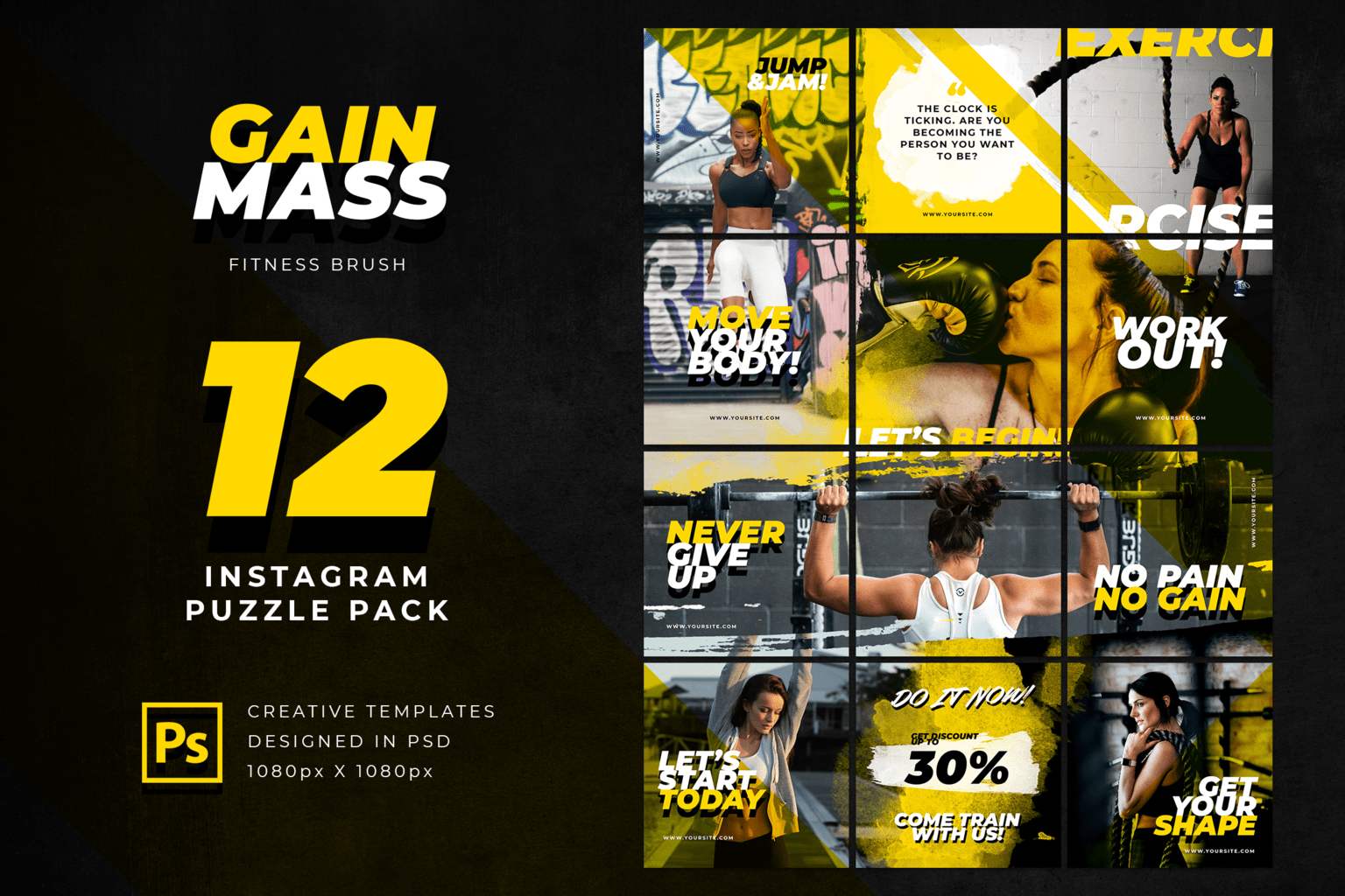 Instagram Puzzle – Fitness Activity Instagram Puzzle – Fitness Activity