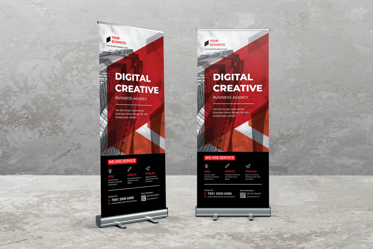 Roll Up Banner – Digital Creative Corporate Roll Up Banner – Digital Creative Corporate