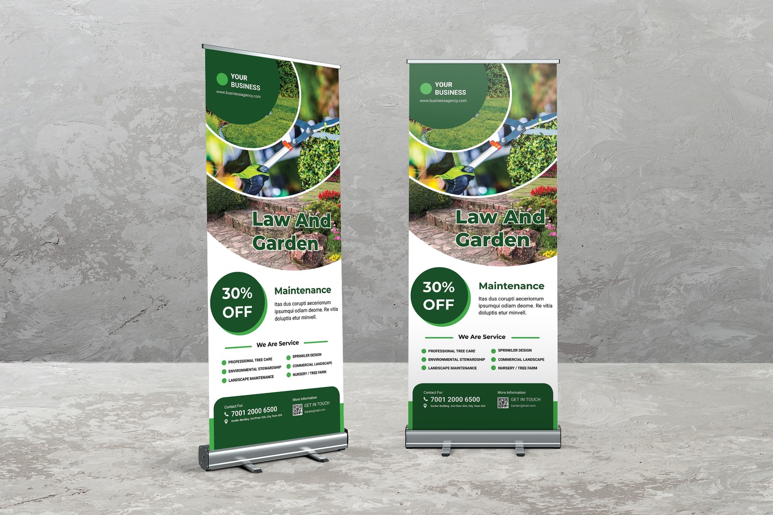Roll Up Banner – Garden Maintanance Roll Up Banner – Garden Maintanance
