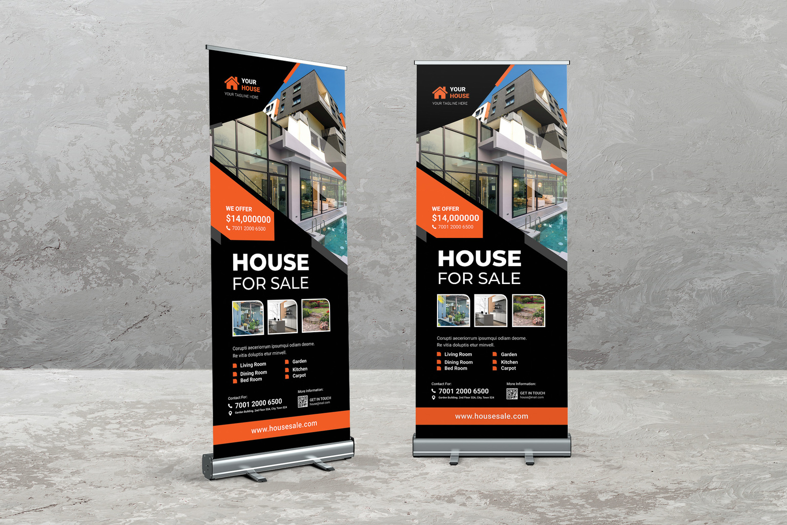 Roll Up Banner – House For Sale Roll Up Banner – House For Sale - xbanner