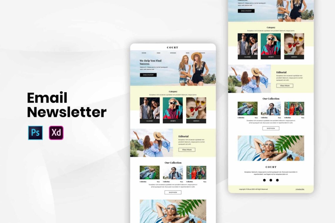Summer Fashion – Email Newsletter Summer Fashion – Email Newsletter