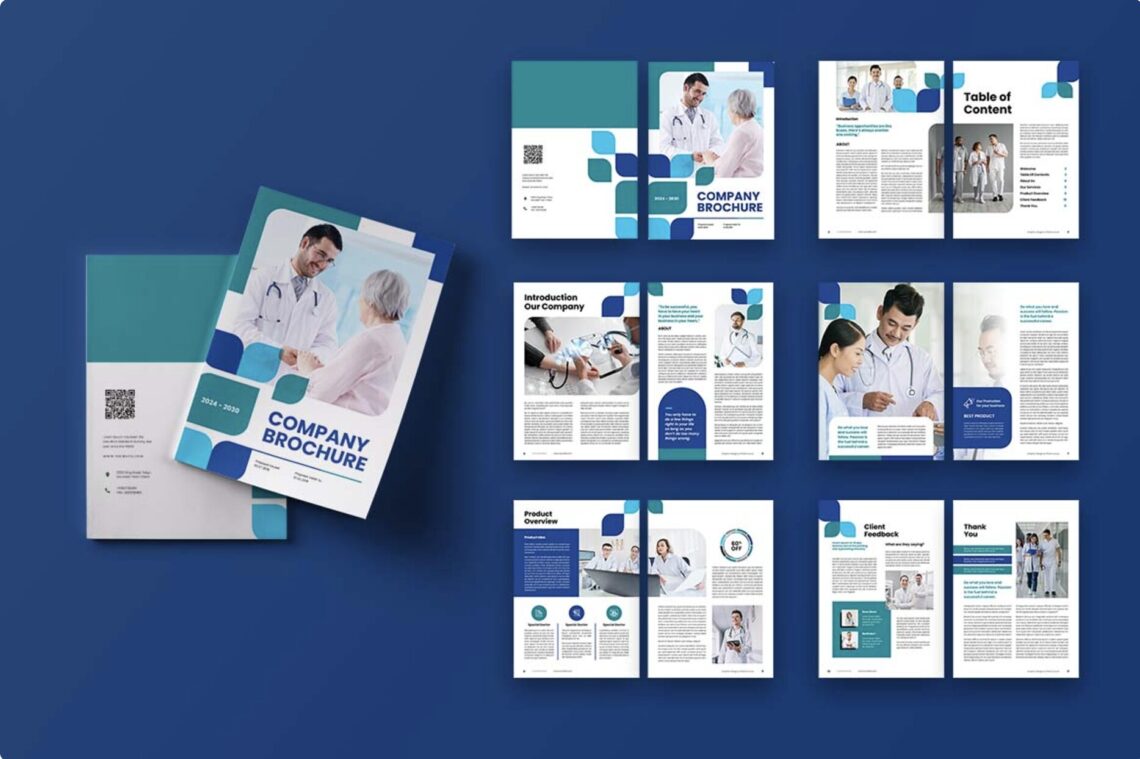 modern simple company brochure