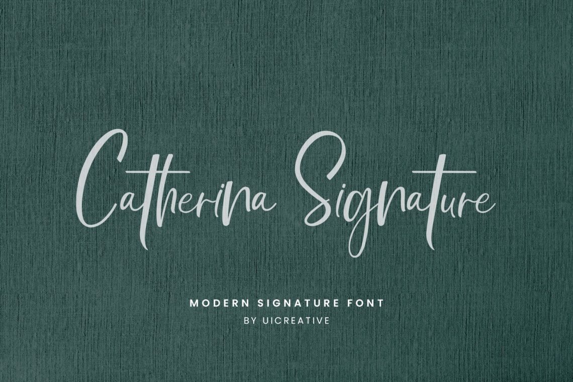 Catherina Modern Signature Font