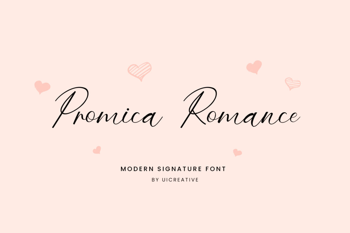 Promica Romance Modern Signature Font - font aldhabi