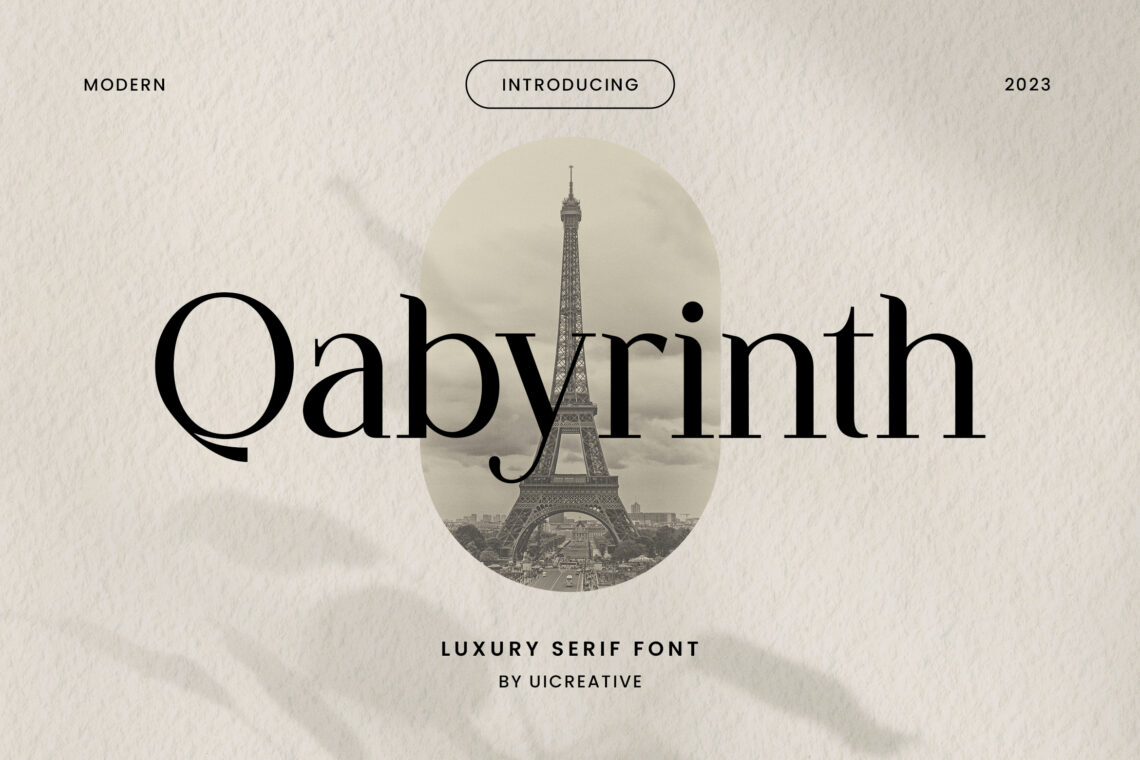 Qabyrinth - Spring time font