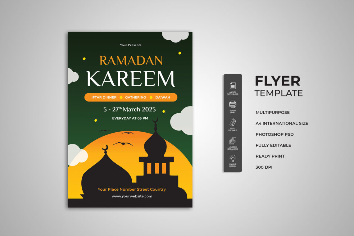 Ramadhan Kareem Islamic Flyer