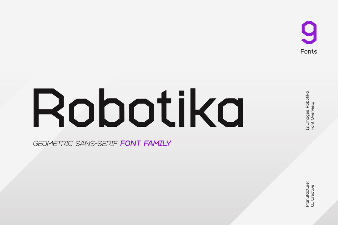 Robotika Modern San Serif Font
