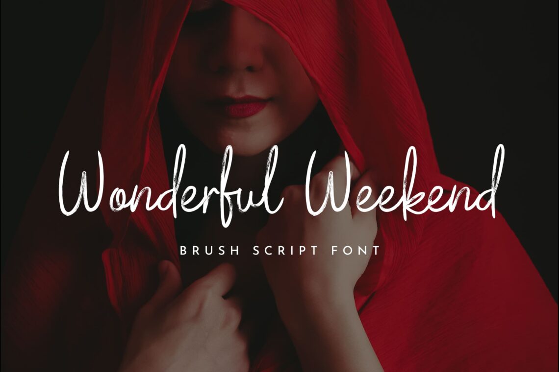 Wonderful Weekend Brush Handwritten Font