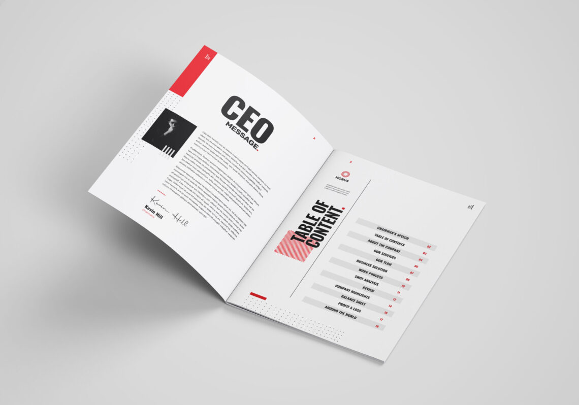 A4 Brochure Mockup 3 4 Scaled