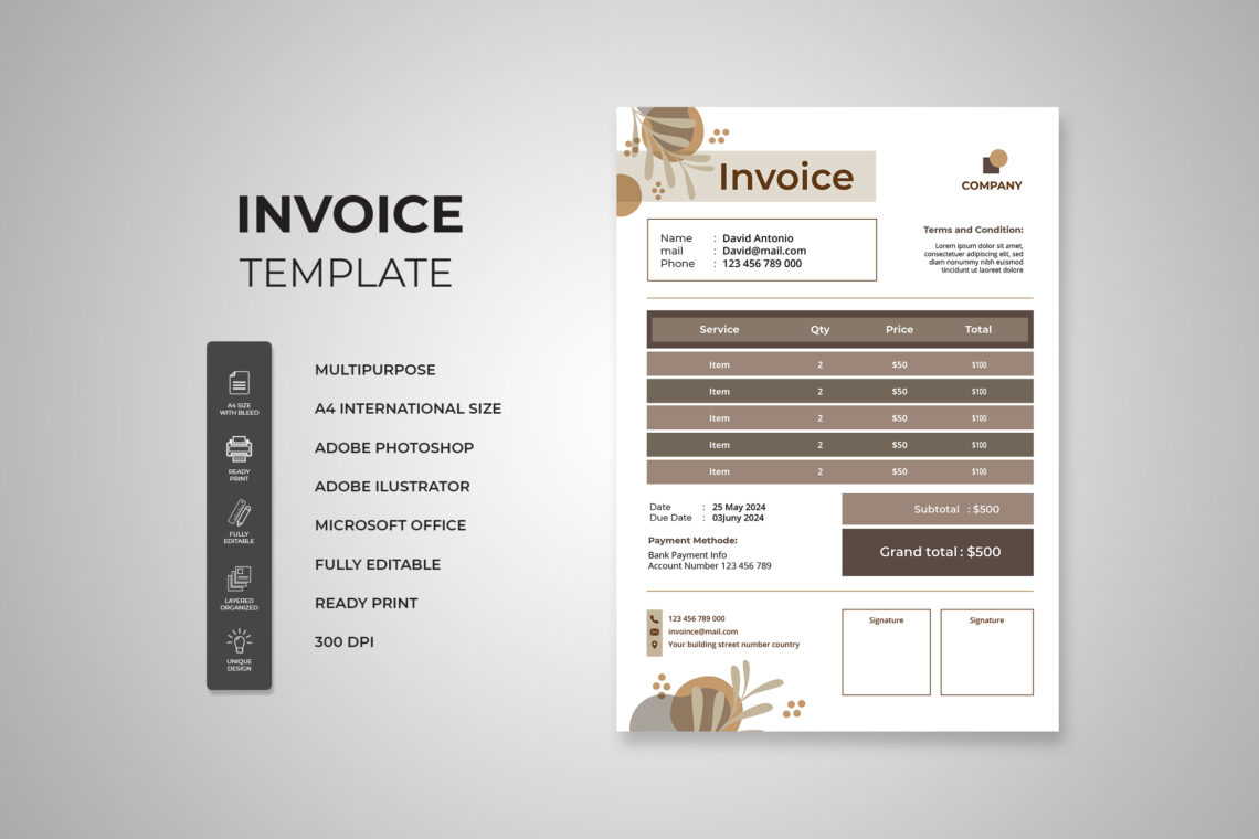 Preview Invoice 5