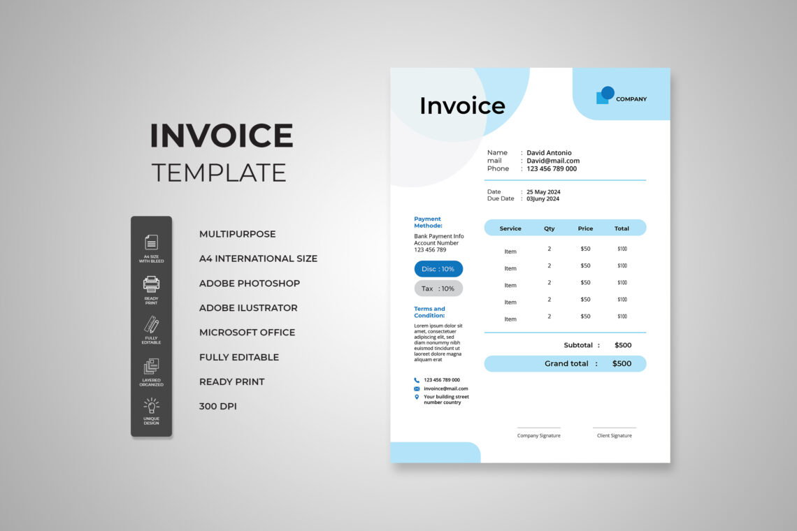Preview Invoice 6