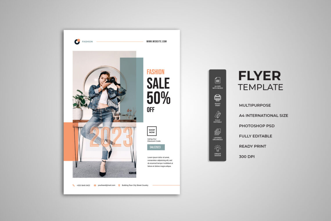 Beautiful Fashion Sale Flyer