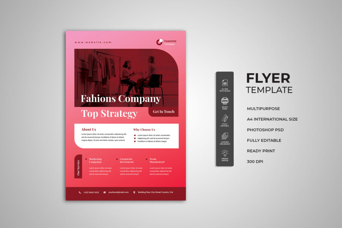 Fashion Company Profile Flyer