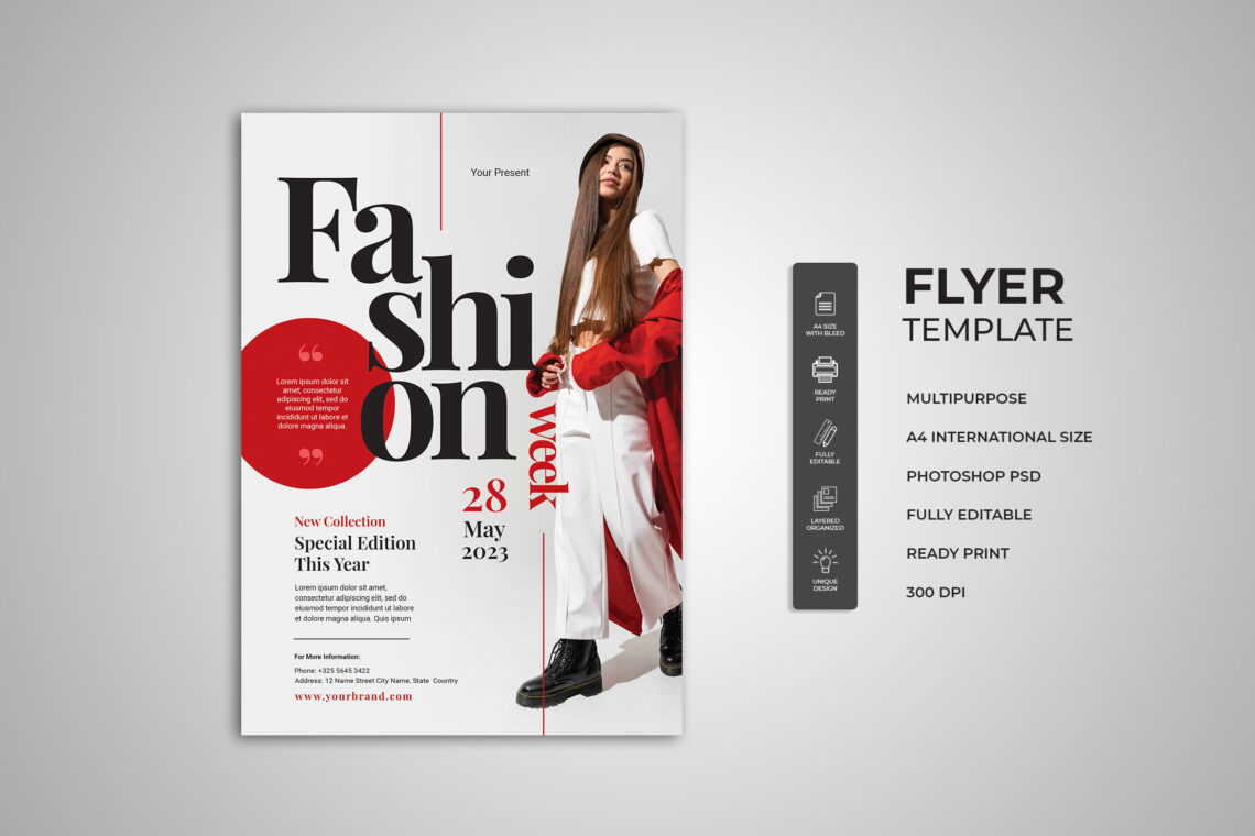 Fashion Week Collection Flyer