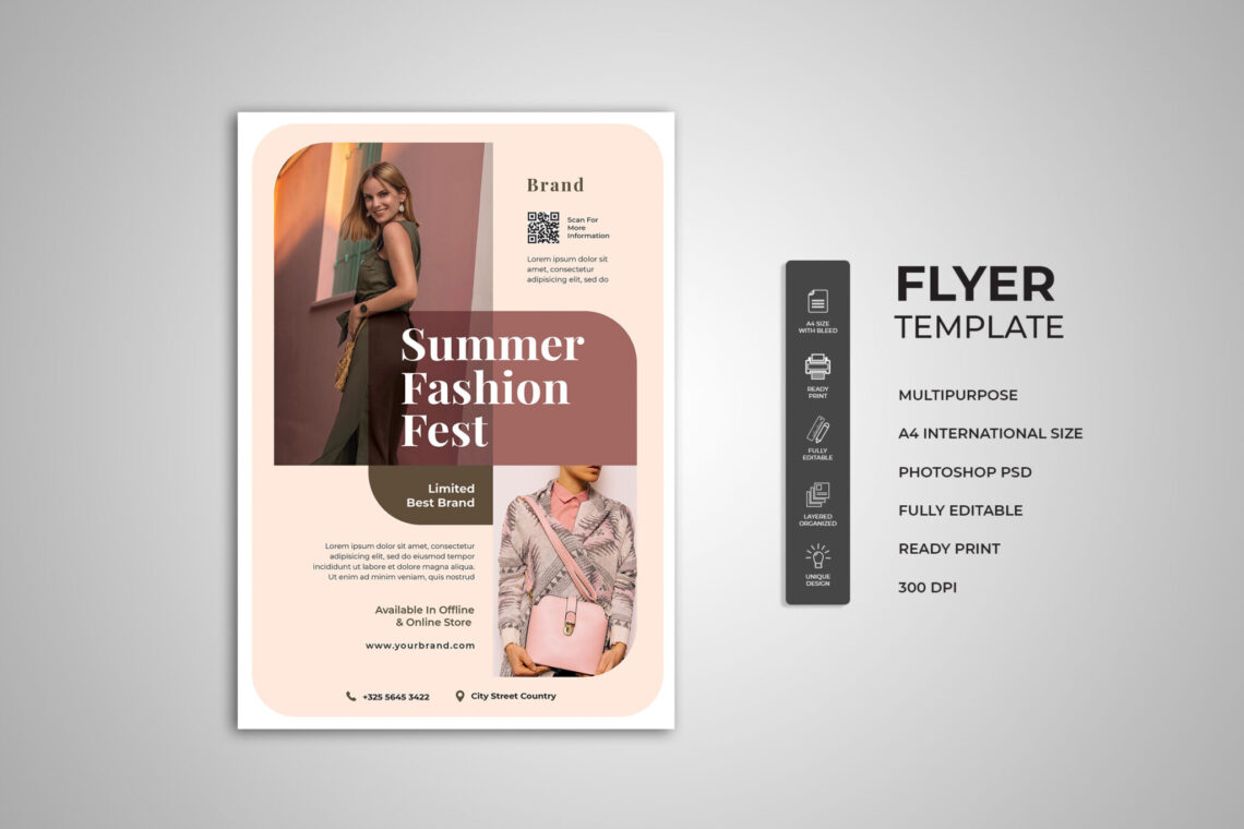 Summer Fashion Festival Flyer