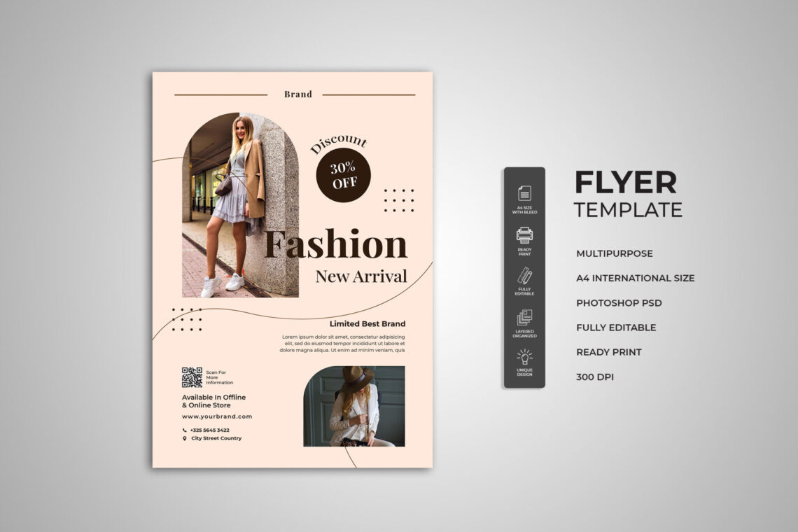 Women Fashion Discount Flyer