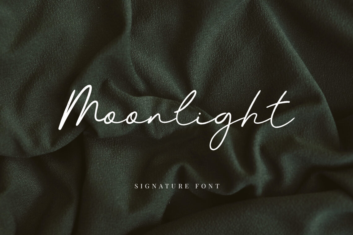 Moonlight Handwritten Signature Font