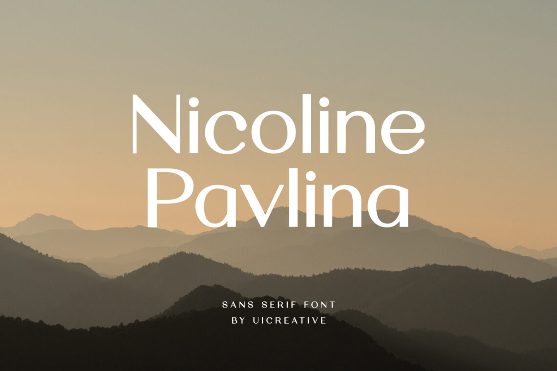 Nicoline Pavlina Sans Serif Font