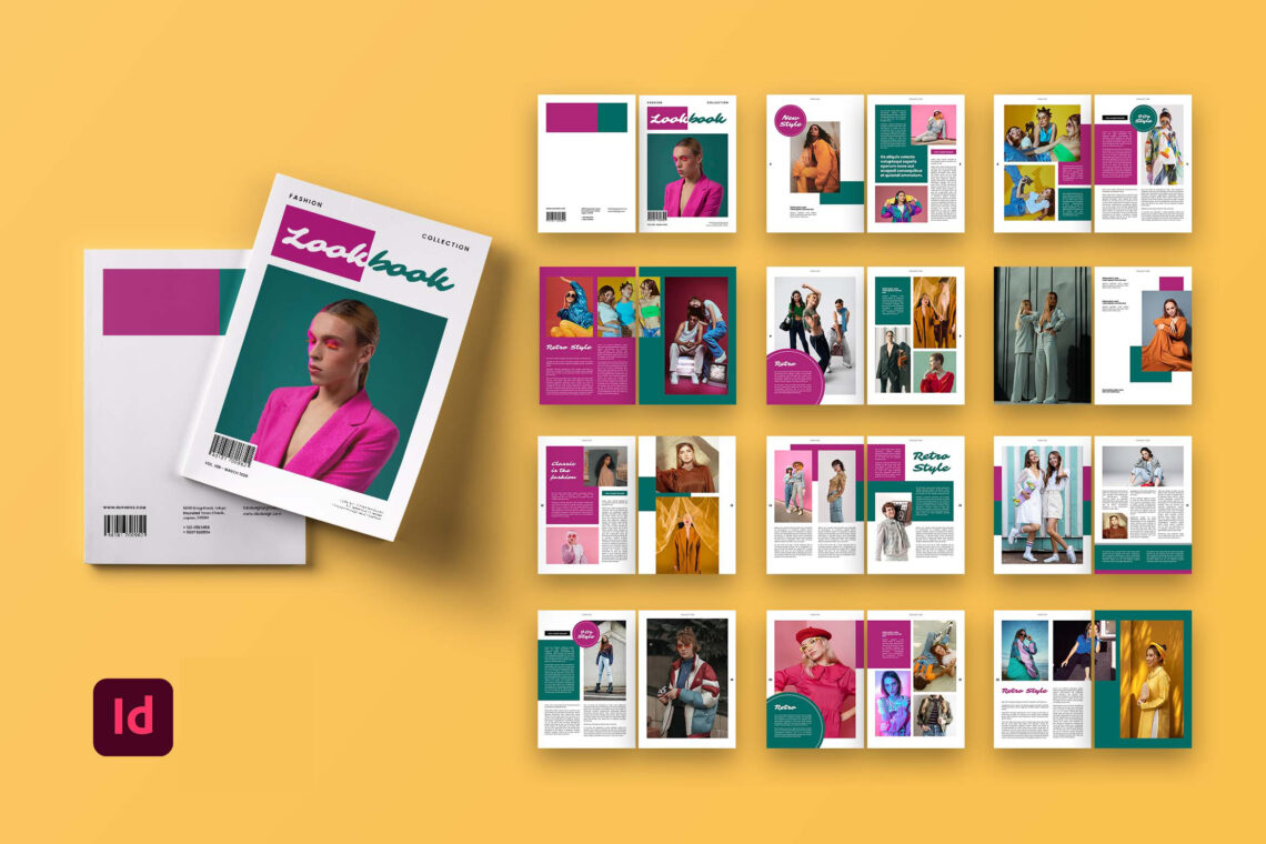 Green Modern Fashion Style Lookbook