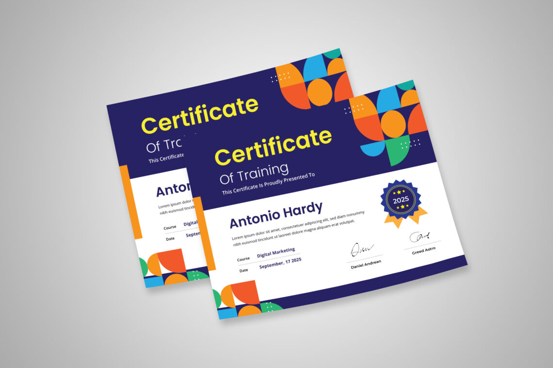 Preview Certificate A 11