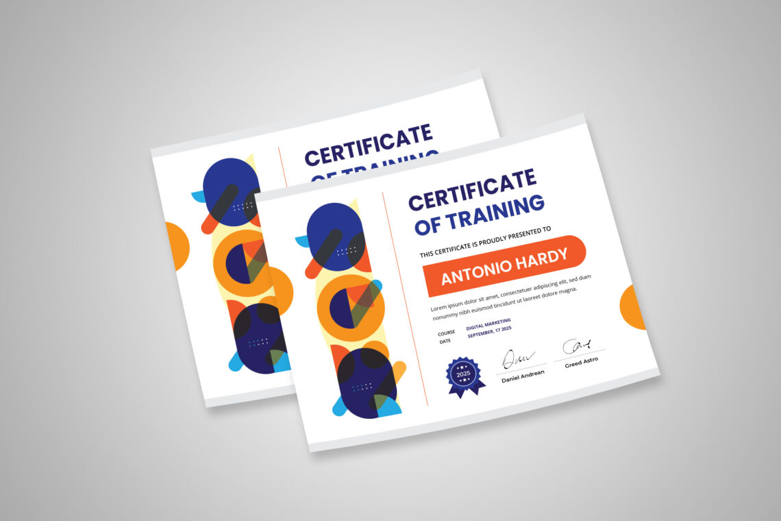 Preview Certificate A 21